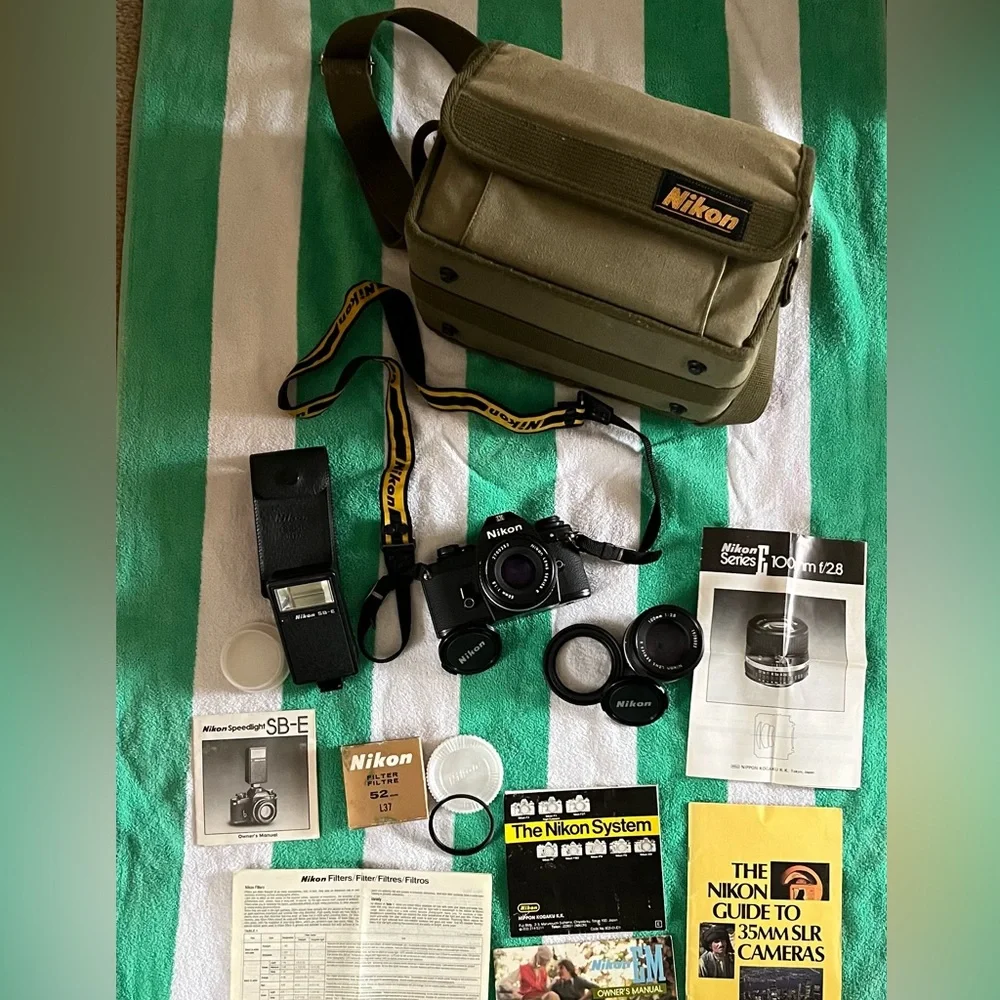 Nikon EM 35mm vintage camera